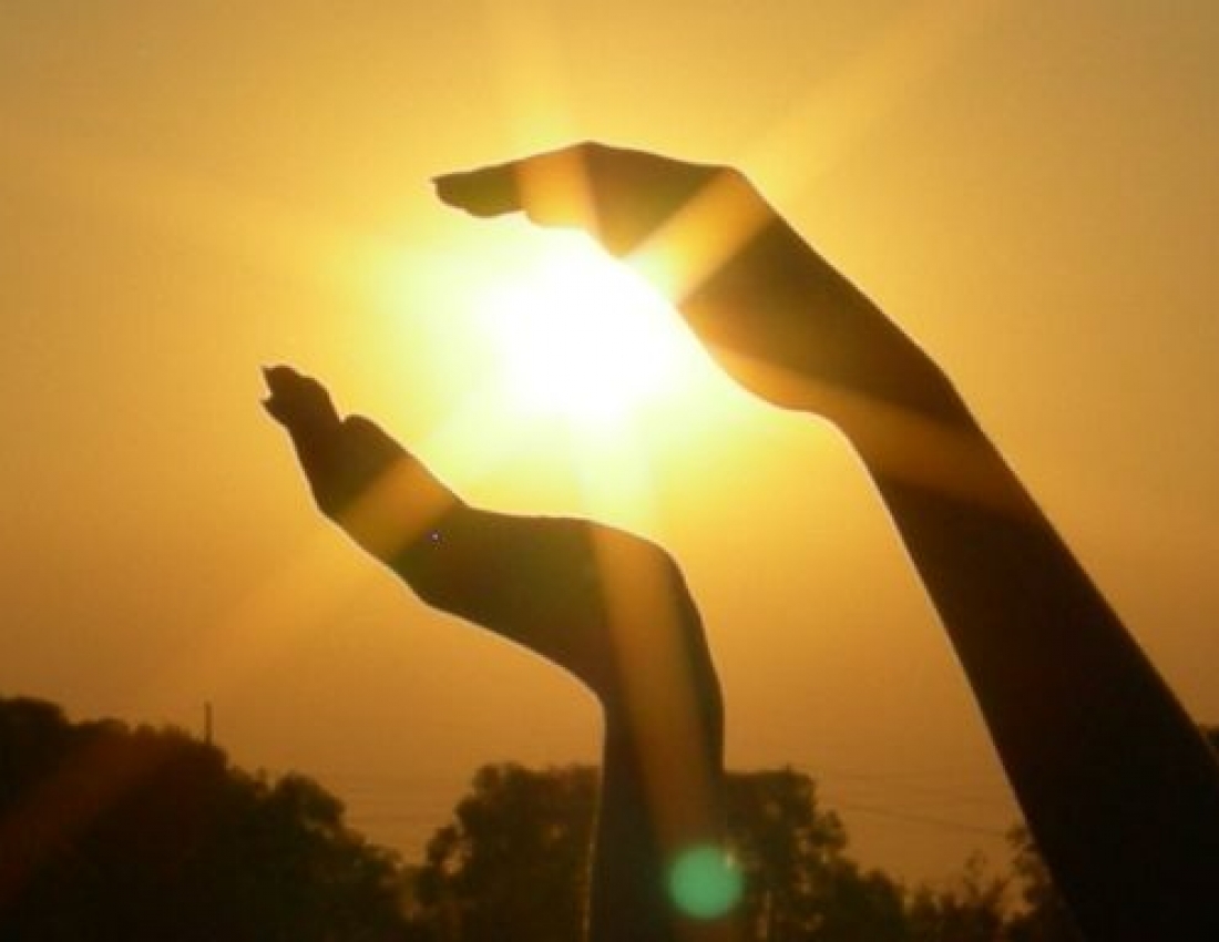 Коли сонце у тебе в долонях...