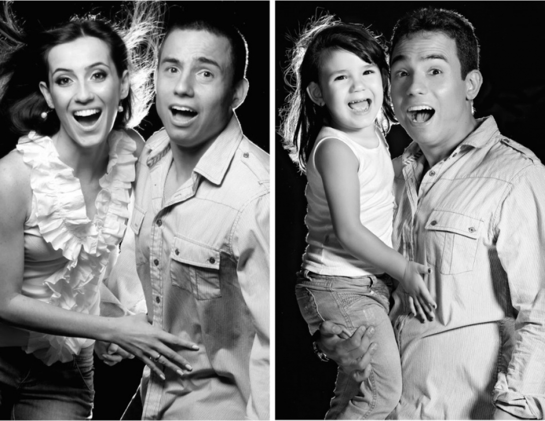 Батько та донька відтворили фотографії загиблої мами...