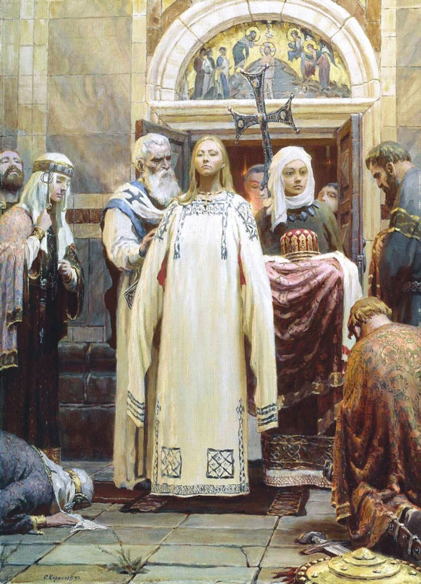 Художник Сергій Кирилов “Хрещення княгини Ольги” Художник Сергій Кирилов “Хрещення княгини Ольги”
