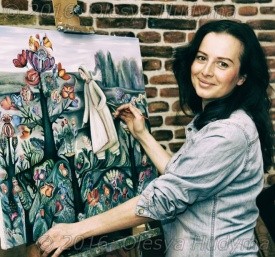 Відома тернопільська художниця пише картини на вірші українських поетів