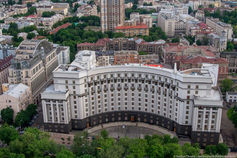 Будинок Кабінету Міністрів України, збудований 1936–1938 роках