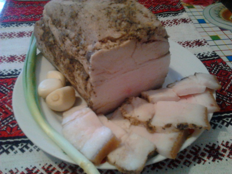 Сало мариноване по-домашньому